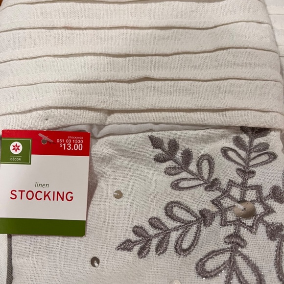 NWT Bundle of 3 Linen Embroidered & Sequined Stockings - Picture 7 of 7